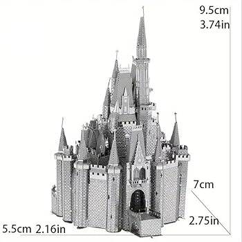 Amazon.co.jp: 3D メタルパズル シンデレラ城 DIY モデル構築